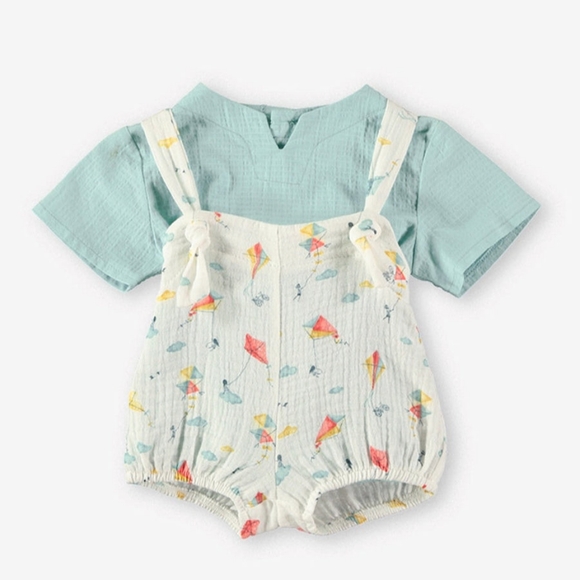 Coco Acqua 18 Month overall set - Picture 3 of 4